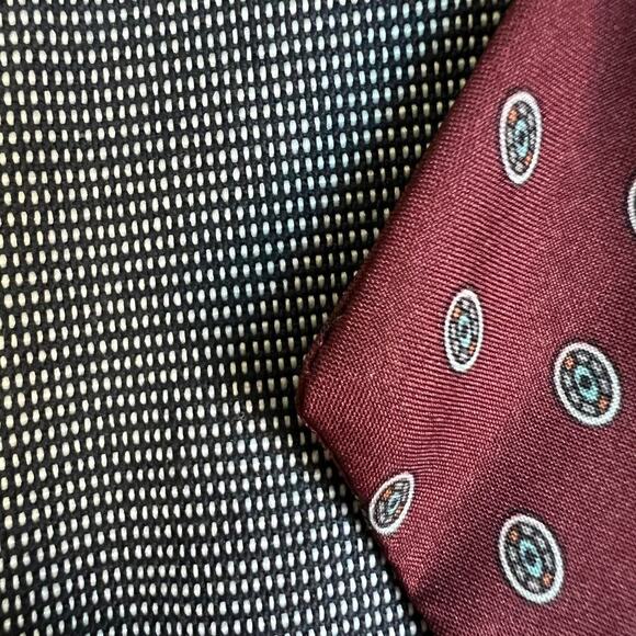 Vintage ACT 1 New York Peplum Pencil Midi Dress Puff Sleeves Collared with Tie 2 - Picture 7 of 16